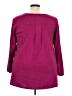 T Tahari Burgundy Purple Pullover Sweater Size 3X - photo 2