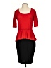 JBS Red 3/4 Sleeve Top Size S - photo 1