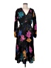 Kobi Halperin 100% Polyester Print Black Casual Dress Size M - photo 1
