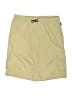 Southpole 100% Polyester Solid Yellow Cargo Shorts Size 18 - 20 - photo 1