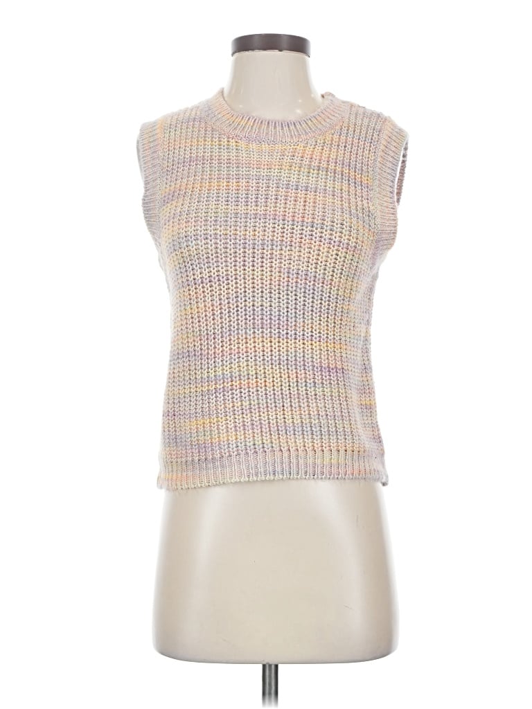 Pre-owned Lulus Sweater Vest In Ivory