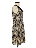 Sweet Rain 100% Polyester Graphic Tan Cocktail Dress Size S - photo 4