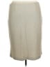 St. John Chevron-herringbone Silver Ivory Formal Skirt Size 16 - photo 2