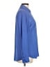 Express 100% Polyester Blue Long Sleeve Blouse Size M - photo 4