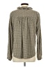 Xirena Houndstooth Brown Long Sleeve Blouse Size XS - photo 2