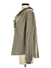Xirena Houndstooth Brown Long Sleeve Blouse Size XS - photo 5