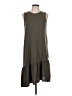 Apt. 9 Gray Casual Dress Size L - photo 1
