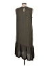 Apt. 9 Gray Casual Dress Size L - photo 2