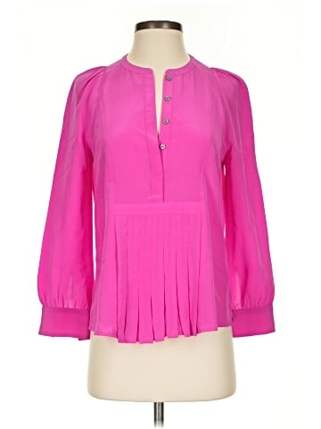 J.Crew 3/4 Sleeve Silk Top (view 1)