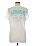 Unbranded Metallic Ivory White Short Sleeve T-Shirt Size M - photo 2