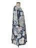 Apt. 9 Floral Blue Gray Casual Dress Size L - photo 4