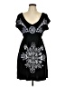 Venus Graphic Black Cocktail Dress Size L - photo 1