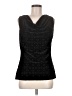 Laundry by Shelli Segal 100% Polyester Black Sleeveless Blouse Size M - photo 1