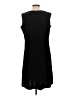 Susan Graver Solid Black Casual Dress Size L - photo 2