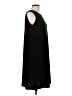 Susan Graver Solid Black Casual Dress Size L - photo 4