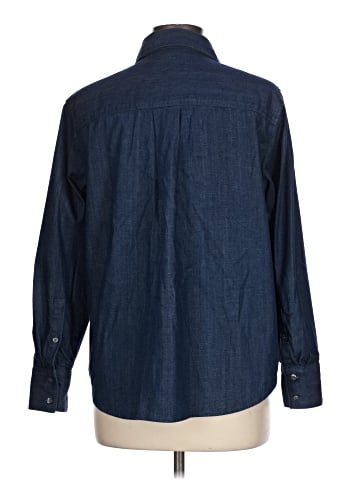 Banana Republic Factory Store Long Sleeve Button-Down Shirt (view 2)