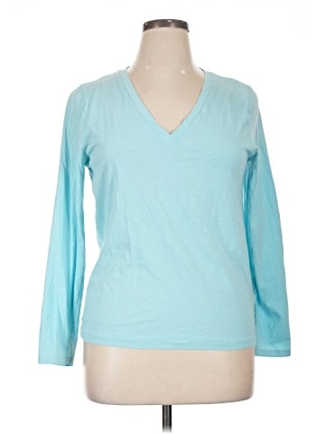 J.Crew Factory Store 3/4 Sleeve T-Shirt (view 1)