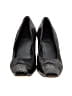 Stuart Lang 100% Leather Black Heels Size 8 1/2 - photo 2