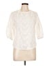 Kindred 100% Cotton Ivory 3/4 Sleeve Blouse Size L - photo 1