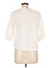 Kindred 100% Cotton Ivory 3/4 Sleeve Blouse Size L - photo 2