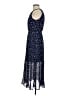 Maison Jules 100% Polyester Stars Blue Cocktail Dress Size S - photo 5
