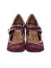Sofft 100% Leather Burgundy Heels Size 6 1/2 - photo 2