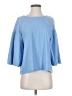 Elizabeth and James 100% Polyester Blue 3/4 Sleeve Top Size S - photo 1