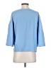 Elizabeth and James 100% Polyester Blue 3/4 Sleeve Top Size S - photo 2