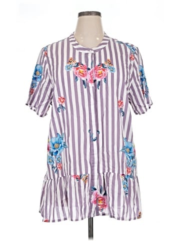 Tolani Short Sleeve Blouse (view 1)