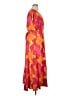 Mixed Tropical Orange Cocktail Dress Size XL - photo 4