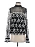 Intermix Silver Long Sleeve Blouse Size S - photo 1