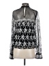 Intermix Silver Long Sleeve Blouse Size S - photo 2