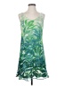 CAbi 100% Polyester Tropical Green Cocktail Dress Size S - photo 1