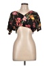 Unbranded Black Short Sleeve Blouse Size L - photo 1