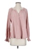 FRYE Pink Long Sleeve Blouse Size S - photo 1
