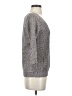 Ann Taylor Factory 100% Cotton Tweed Gray Pullover Sweater Size XS - photo 4