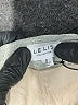 Le Lis 100% Polyester Metallic Silver Casual Pants Size S - photo 4