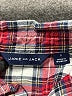 Janie and Jack 100% Cotton Plaid Red Long Sleeve Button-Down Shirt Size 3 - photo 3