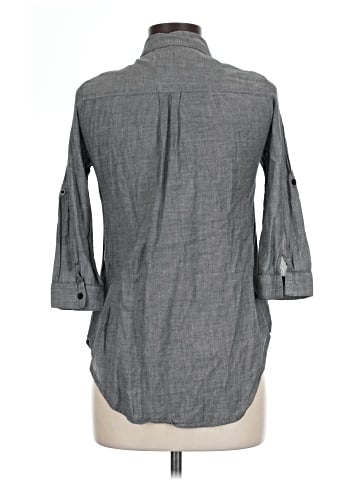Poetry 3/4 Sleeve Button-Down Shirt (view 2)