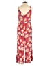 Cotton On 100% Viscose Floral Red Jumpsuit Size XS - photo 2