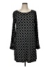 Laundry by Shelli Segal Graphic Black Casual Dress Size 14 - photo 1
