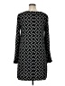 Laundry by Shelli Segal Graphic Black Casual Dress Size 14 - photo 2
