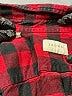 JACHS 100% Cotton Plaid Red Long Sleeve Button-Down Shirt Size M - photo 7