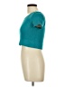 One Step Up Teal Short Sleeve Turtleneck Size L - photo 5