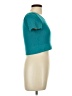 One Step Up Teal Short Sleeve Turtleneck Size L - photo 4