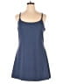 Danskin Solid Blue Casual Dress Size XL - photo 1