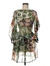 Colleen Eitzen 100% Polyester Print Green Cocktail Dress Size EU 38 / US 8 - photo 1