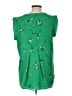 Pleione 100% Polyester Green Sleeveless Blouse Size L - photo 2