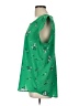 Pleione 100% Polyester Green Sleeveless Blouse Size L - photo 5