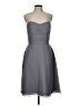Liz Fields 100% Polyester Solid Gray Cocktail Dress Size 10 - photo 1